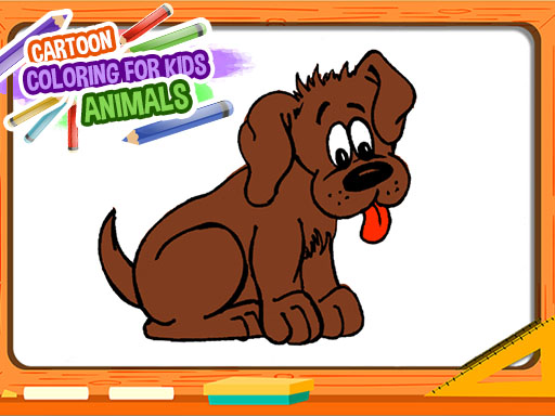 Cartoon Coloring Book for Kids – Animals