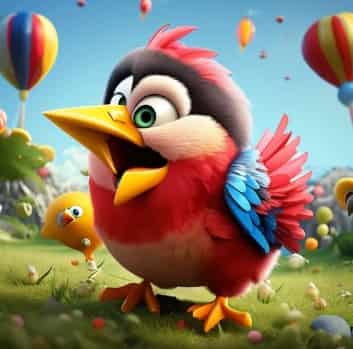 Clumsy bird